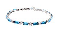 Bracciale Domar Donna Bracciale acciaio tennis in Acciaio Cubic Zirconia BR 6513